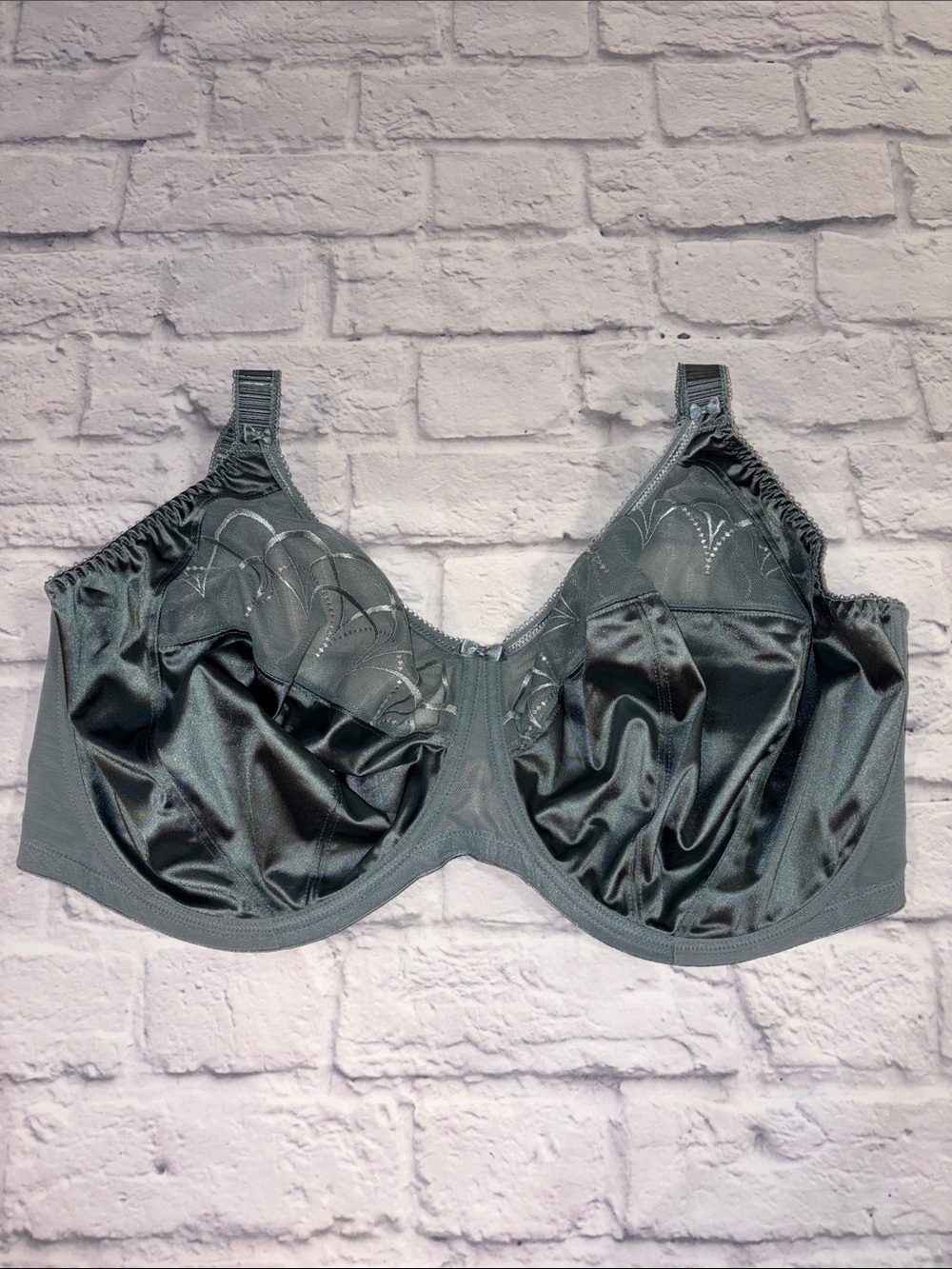 Elomi Cate Full Cup Banded Bra Size 36O Willow Green